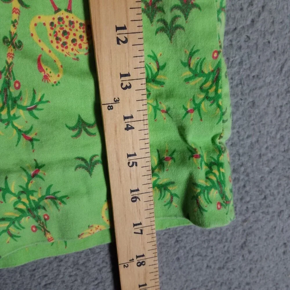 Vintage Govango Skirt Women's 8 Mini Pencil Straight Bird Tropical Stretch